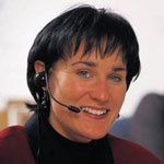 Health Coach on the phone.